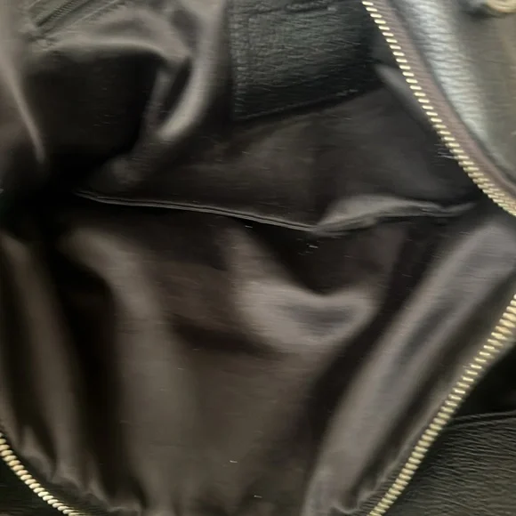 COACH Penelope Black Pebble Leather Shoulder Handbag - Picture 16 of 17